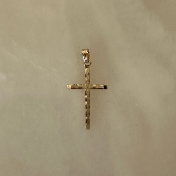 14k Solid Gold Cross - Picture 4 of 15